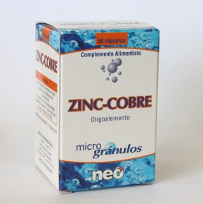 Neo Microgranulos Zinc Cobre 50 Caps Jag Couture Beauty