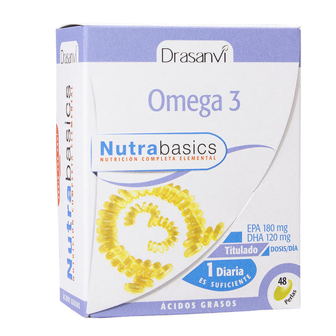Drasanvi Omega 3 1000 Mg 48 Perlas Nutrabasicos Jag Couture Beauty
