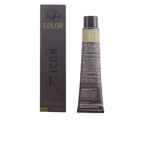 Icon Ecotech Color Natural Hair Color 8.1 Light Ash Blonde 60ml - Jag Couture Beauty