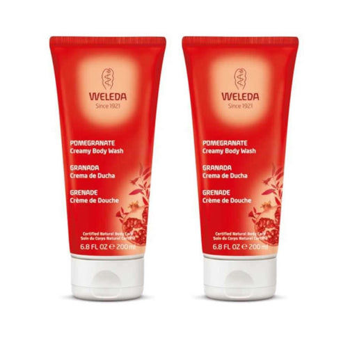 Weleda Pomegranate Creamy Body Wash 2x200ml - Jag Couture Beauty
