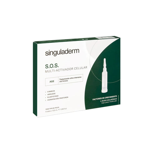 Singuladerm S.O.S. Multi-Activating Cellular Anti-Aging Treatment 4x10,5ml - Jag Couture Beauty