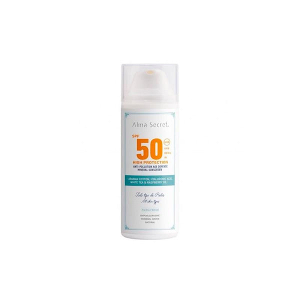 Alma Secret High Protection Crema Facial Spf50 50ml Jag Couture Beauty