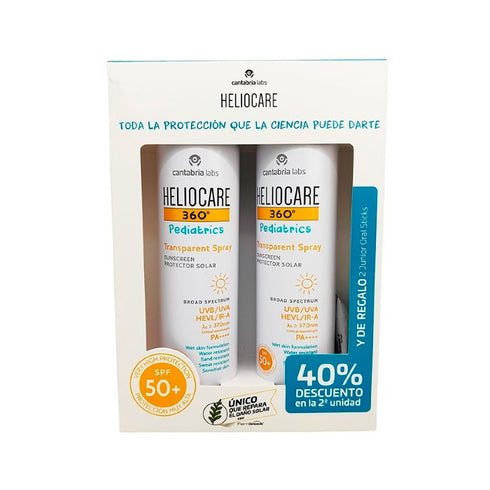 Heliocare Pediatrics 360º Spray 2x200ml Set 3 Pieces - Jag Couture Beauty