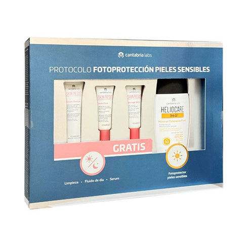 Heliocare 360º Mineral Tolerance Fluid Spf50 50ml Set 4 Pieces