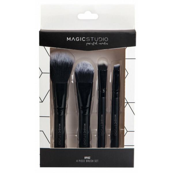 Magic Studio Powerful Cosmetics Brush Lote 4 Piezas - Jag Couture Beauty