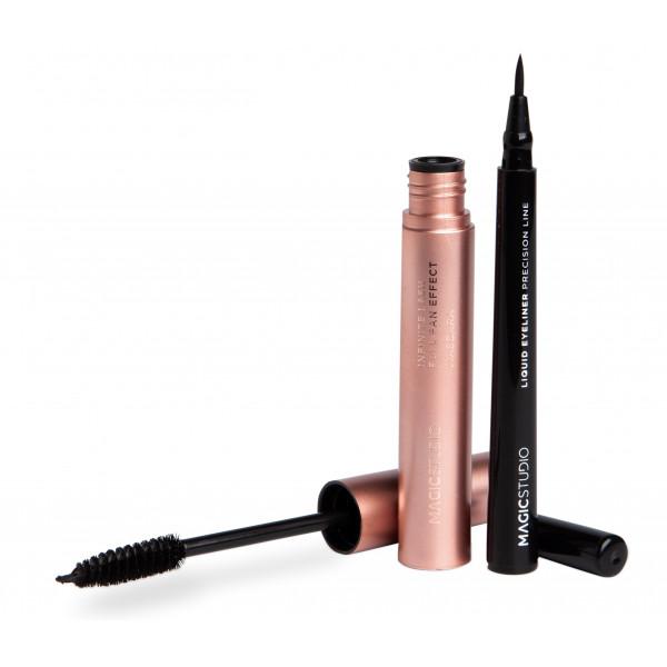 Magic Studio Powerful Cosmetics Shaky Liquid Eyeliner y Volume Mascara Lote 2 Piezas Jag Couture Beauty