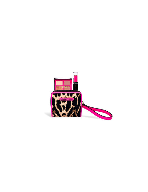Magic Studio Powerful Cosmetics Magic Studio Pink Safari Cartera 4 Sombras Barra De Labios