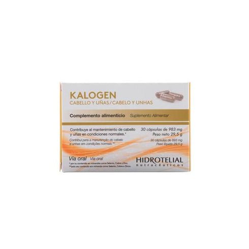 Hidrotelial Kalogen Cabello y Uñas 30 Capsulas Jag Couture Beauty