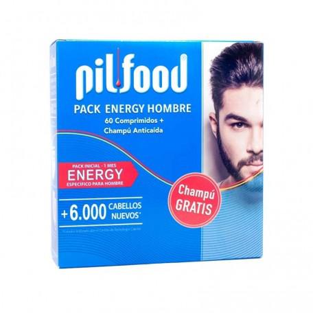 Pilfood Pil Food Energy Men's Energy 60 Caps Shampoo - Jag Couture Beauty
