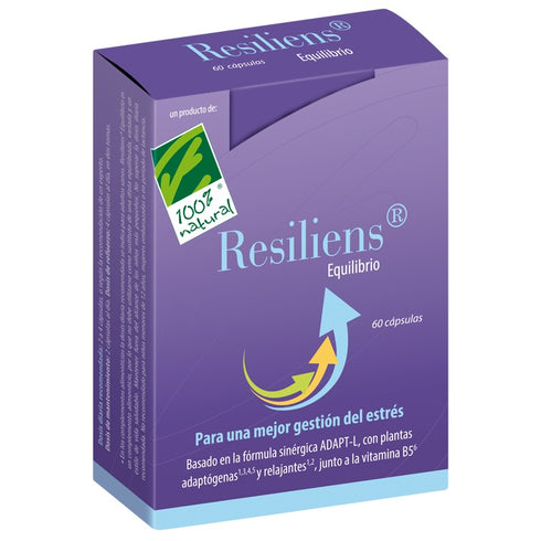 100%natura Resiliens Equilibrio 60 Cap - Jag Couture Beauty