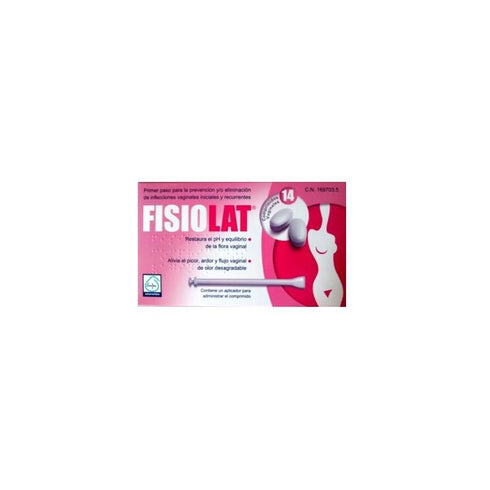 Arafarma Fisiolat 14 Comprimidos Vaginales - Jag Couture Beauty
