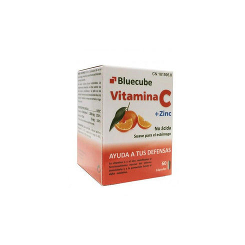 Bluecube Vitamina C Zinc 60 Cápsulas Jag Couture Beauty