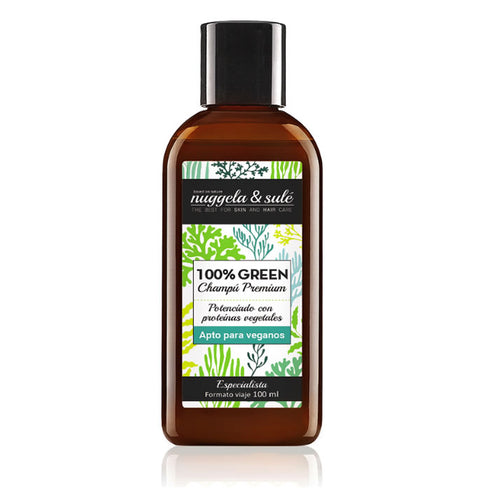 Nuggela & Sulé 100% Green Shampoo Suitable Vegans 100ml - Jag Couture Beauty