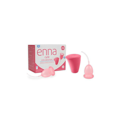 Enna Cycle Menstrual Cup Size S 2 Cups Sterilizer - Jag Couture Beauty