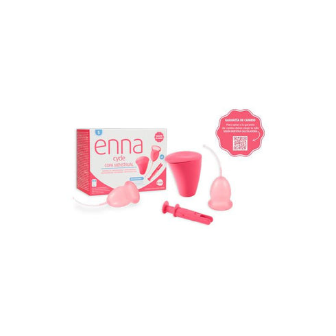 Enna Cycle Menstrual Cup Size S 2 Cups Applicator Sterilizer - Jag Couture Beauty