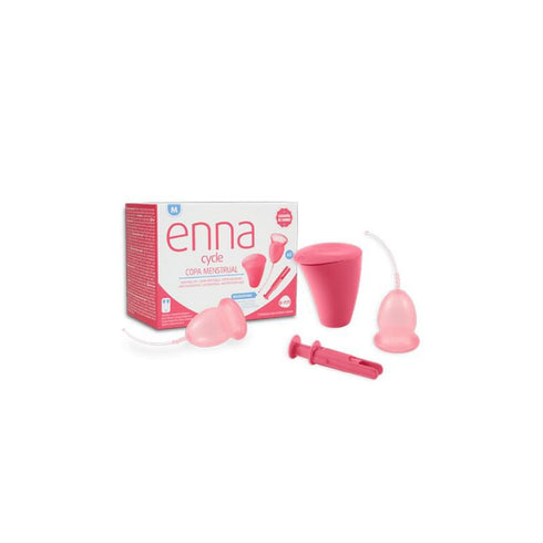 Enna Cycle M-Size Menstrual Cup 2 Cups Applicator Sterilizer - Jag Couture Beauty