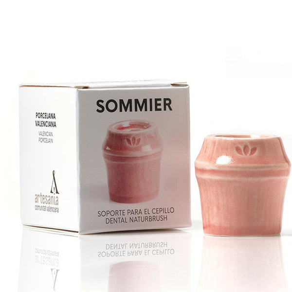 Naturbrush Sommier Soporte Cepillo Dental Rojo Jag Couture Beauty