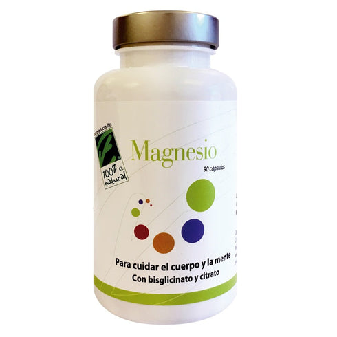 100%natura Magnesio 180 Cap Jag Couture Beauty