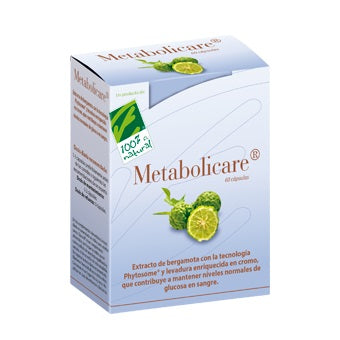 100%natura 100 Natura 100 Natura 100 Natura Metabolicare 60 Capsulas Jag Couture Beauty