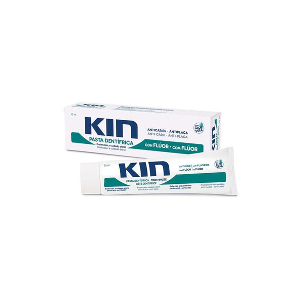 Kin Toothpaste With Fluoride and Aloe Vera 50ml Jag Couture Beauty