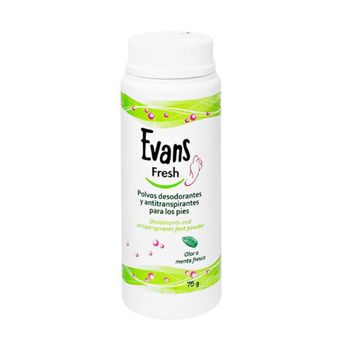 Evans Fresh Polvos Desodorantes Para Pies 75g - Jag Couture Beauty