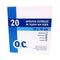 O.c Sterile Compress Non-Woven Fabric 20cmx20cm 20uts Jag Couture Beauty
