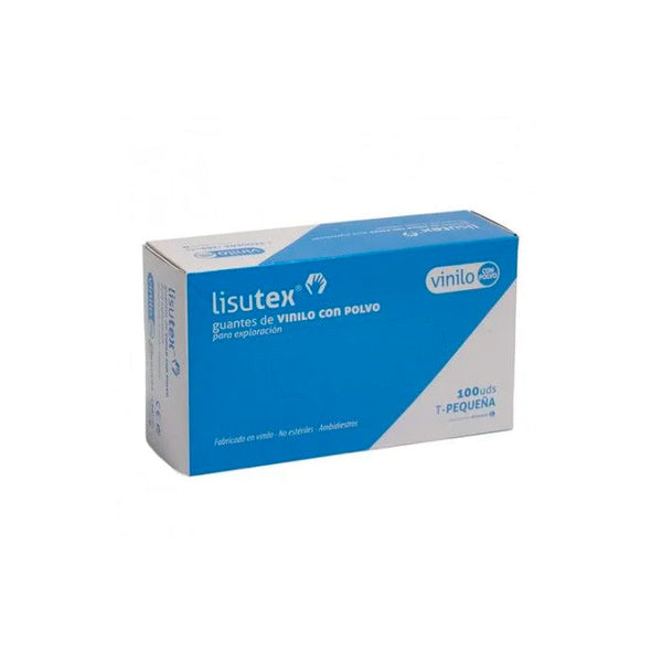 Lisutex Powder Free Vinyl Gloves T/Small 100 Units Jag Couture Beauty