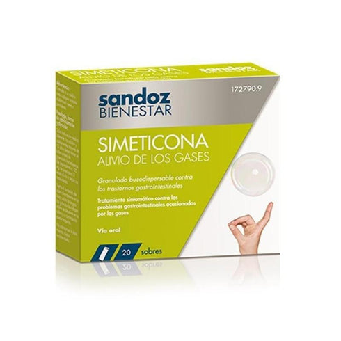 Sandoz Wellness Simeticone Gases 20 Envelopes - Jag Couture Beauty