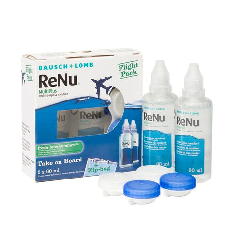 Bausch Lomb Renu Multiplus Travel Format 2x60ml Jag Couture Beauty