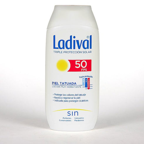 Ladival Tattooed Skin Lotion Spf50 200ml - Jag Couture Beauty