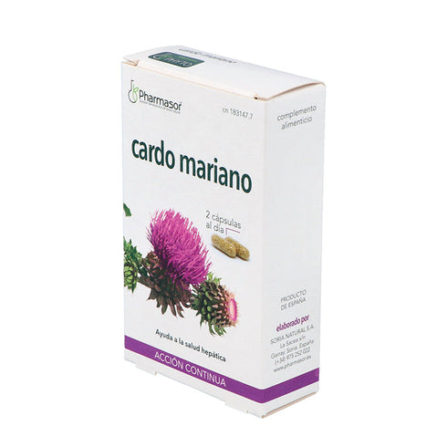 Homeosor Milk Thistle Continuous Action 30 Capsules Jag Couture Beauty