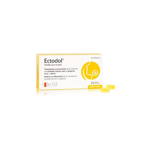 Brill Pharma Ectodol Pastillas Para Chupar Sabor Miel 24 Unidades - Jag Couture Beauty