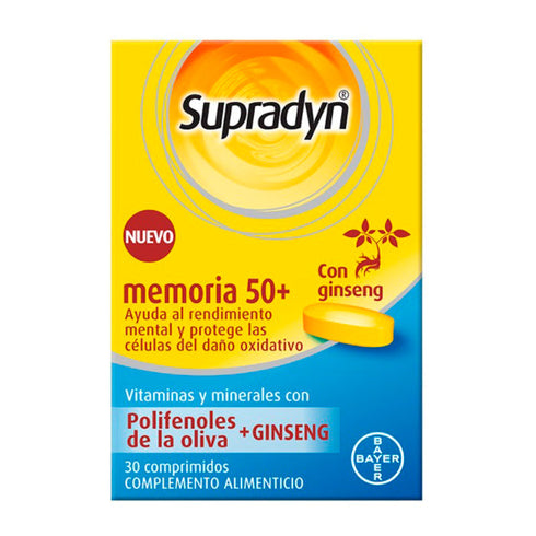 Supradyn Memory 50+ 30 Tablets Jag Couture Beauty