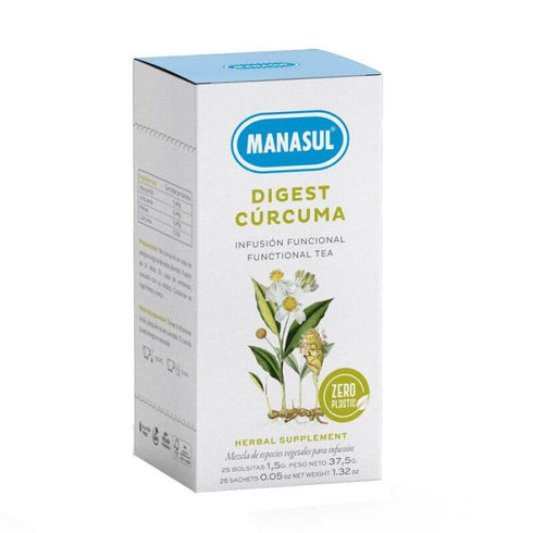 Manasul Digest Turmeric 25 Tea Sachets 37,5g Jag Couture Beauty
