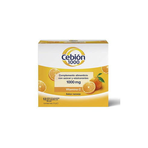 Cebión Cebion Vitamina C 1000 Mg 12 Sobres - Jag Couture Beauty