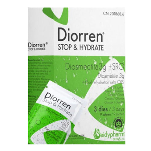 Diorren Stop & Moisturise 9 Sachets Jag Couture Beauty
