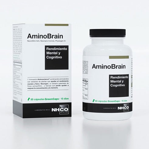 Nhco-AminoBrain - Mental And Cognitive Performance - 50 Capsules - Jag Couture Beauty