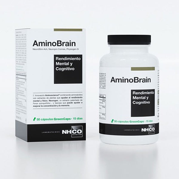 Nhco-AminoBrain - Mental And Cognitive Performance - 50 Capsules - Jag Couture Beauty