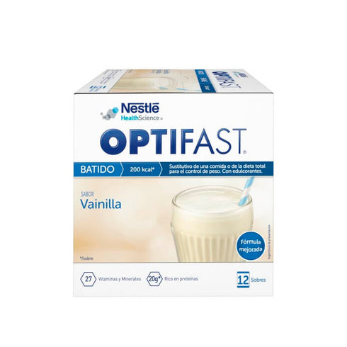 Optifast Vanilla Milkshake 9 Sachets 54g - Jag Couture Beauty