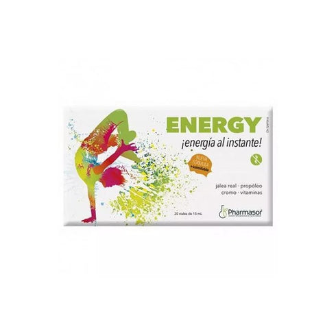 Pharmasor Energy 20 Viales 15ml - Jag Couture Beauty