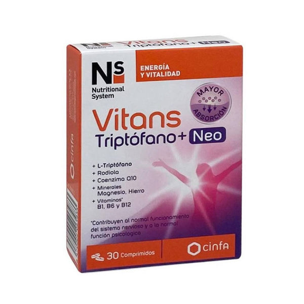 Ns Vitans Tryptophan + Neo 30 Tablets - Jag Couture Beauty