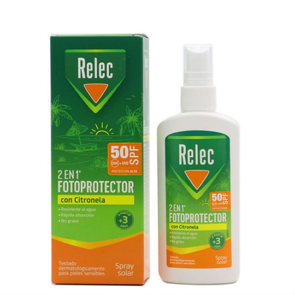 Relec Photoprotector 2 In 1 Citronella Spray Spf50 100ml Jag Couture Beauty