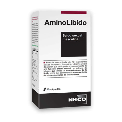 Nhco - AminoLibido - Male Sexual Health - 70 Capsules - Jag Couture Beauty