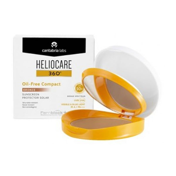 Heliocare 360º Color Compact Oil-Free Bronze 10g - Jag Couture Beauty