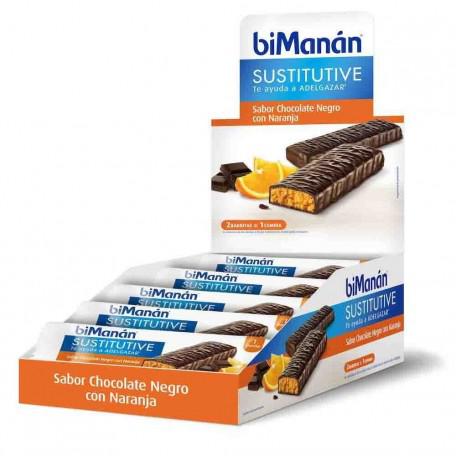 Bimanán Barritas Chocolate Con Naranja Expositor 24 Unidades Bimanan - Jag Couture Beauty