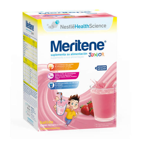 Meritene Junior Batido Sabor Fresa 15 Sobres - Jag Couture Beauty