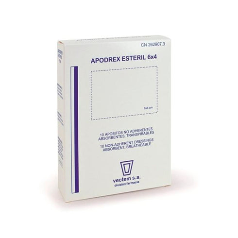 Vectem Apoderex 6x4cm Sterile Wound Dressing 6 Units - Jag Couture Beauty