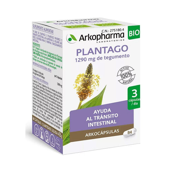 Arkopharma Arkocapsulas Plantago 84 Capsules Jag Couture Beauty