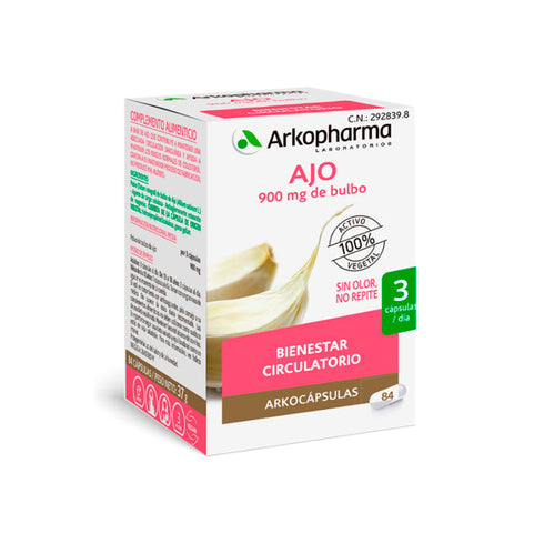Arkopharma Arkocapsulas Garlic 84 Capsules Jag Couture Beauty