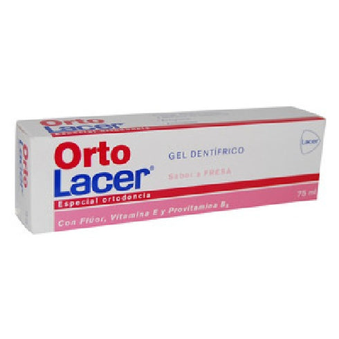 Ortolacer Strawberry Flavour Dental Gel 75ml - Jag Couture Beauty